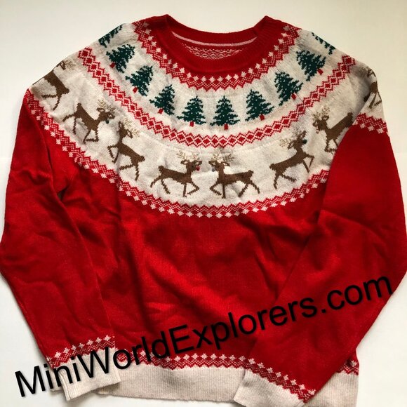 NWOT Boden Edie Holiday Fair Isle Crewneck Sweater - Picture 7 of 10